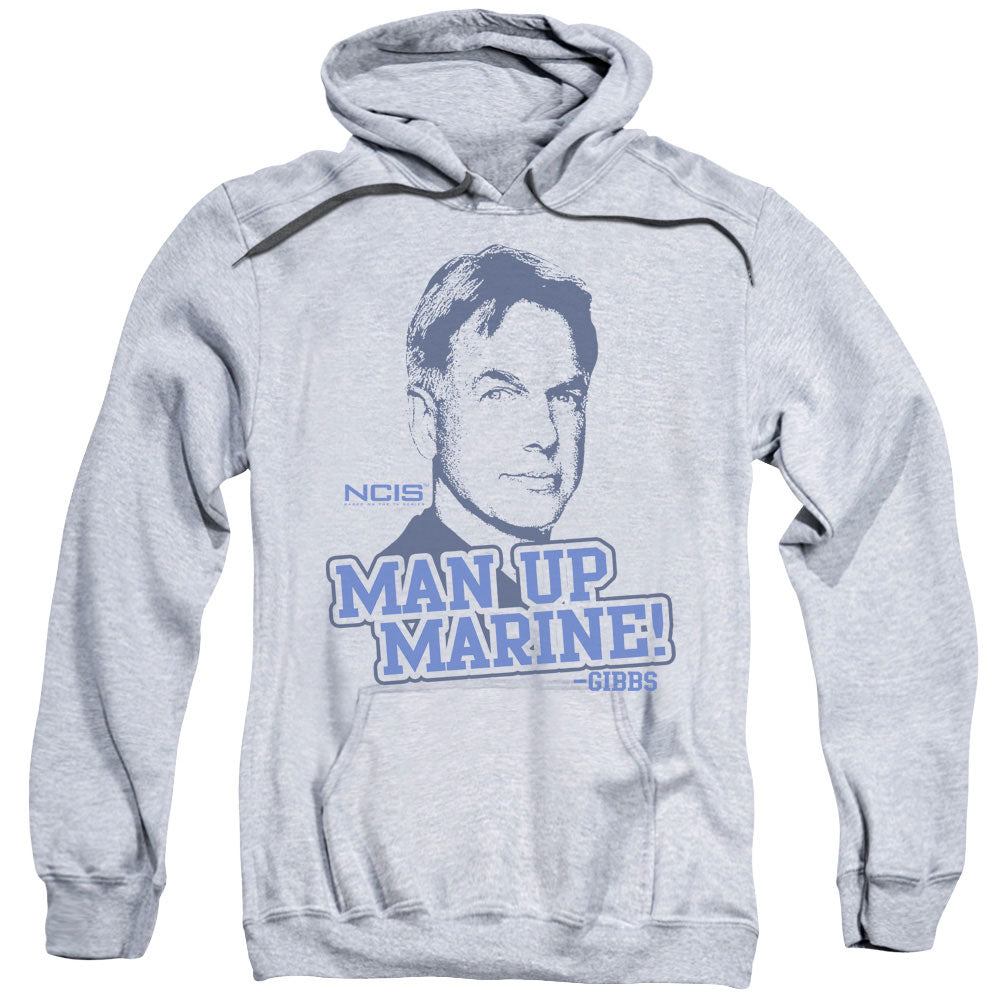 Ncis Man Up Mens Hoodie Athletic Heather Officially Licensed