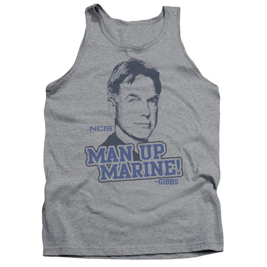 Ncis Man Up Mens Tank Top Shirt Athletic Heather Officially Licensed