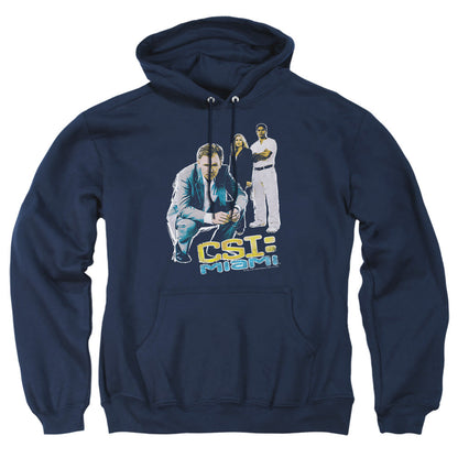 Csi:Miami In Perspective Mens Hoodie Navy Officially Licensed