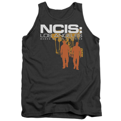 Ncis:La Slow Walk Mens Tank Top Shirt Charcoal Officially Licensed