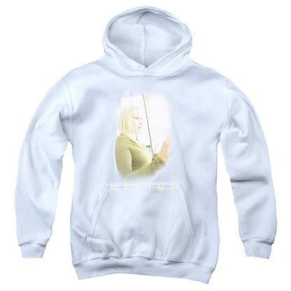 Medium White Light Kids Youth Hoodie White Officially Licensed