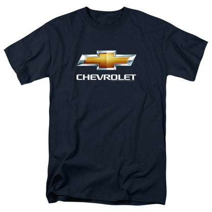 Chevrolet Chevy Bowtie Stacked Mens T Shirt Navy Officially Licensed