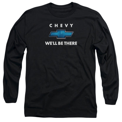 Chevrolet Well Be There Mens Long Sleeve Shirt Black Officially Licensed Officially Licensed