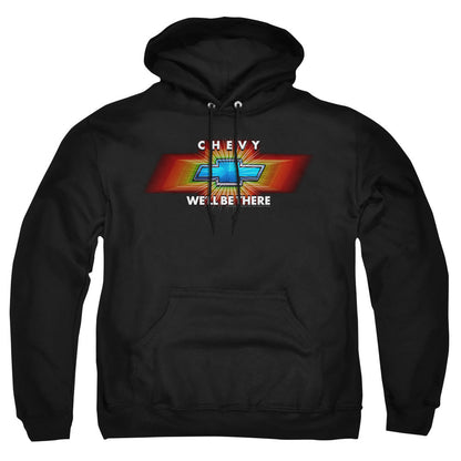 Chevrolet Chevy Well Be There Tv Spot Mens Hoodie Black Officially Licensed