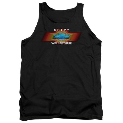 Chevrolet Chevy Well Be There Tv Spot Mens Tank Top Shirt Black Officially Licensed