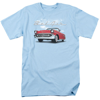 Chevrolet Bel Air Clouds Mens T Shirt Light Belue Officially Licensed