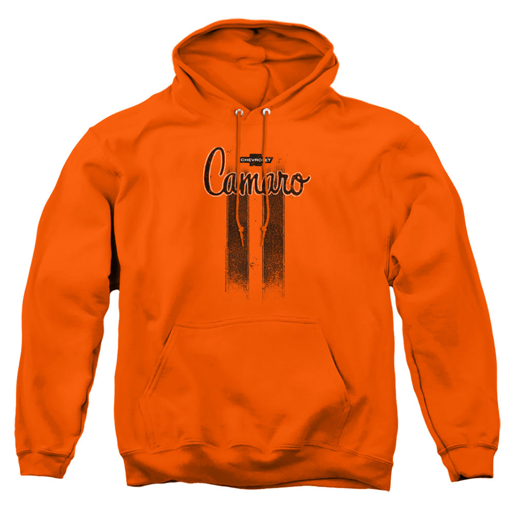 Chevrolet Camaro Stripes Mens Hoodie Orange Officially Licensed
