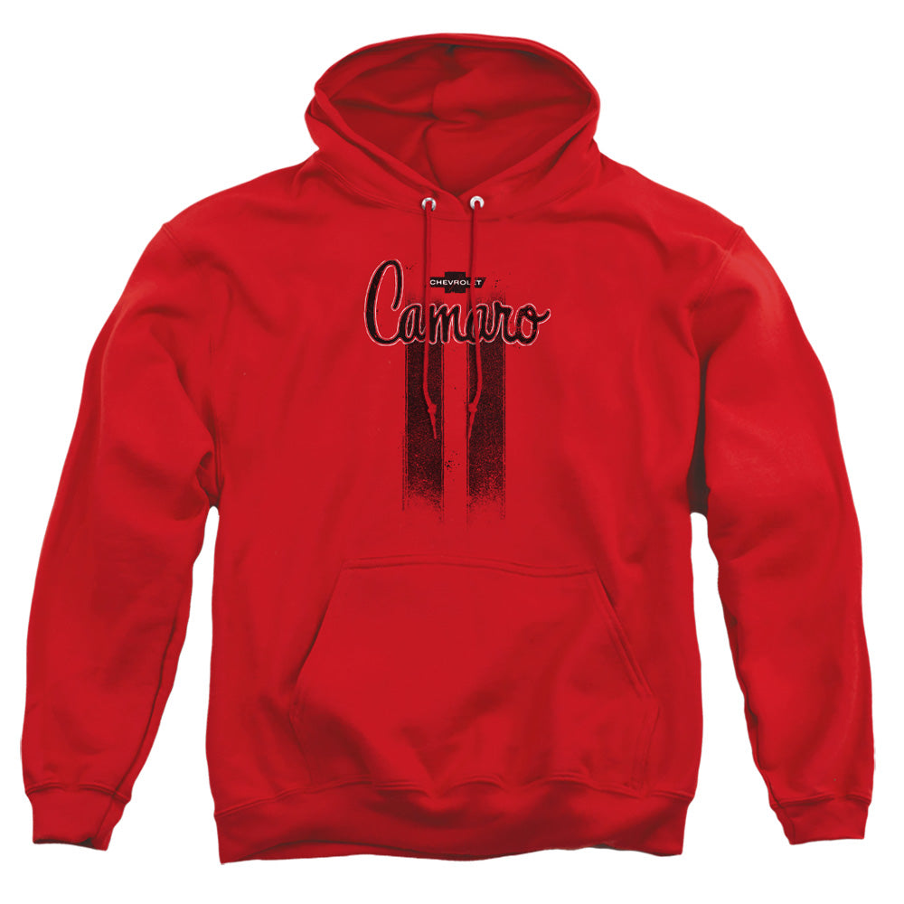 Chevrolet Camaro Stripes Mens Hoodie Red Officially Licensed