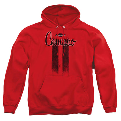 Chevrolet Camaro Stripes Mens Hoodie Red Officially Licensed