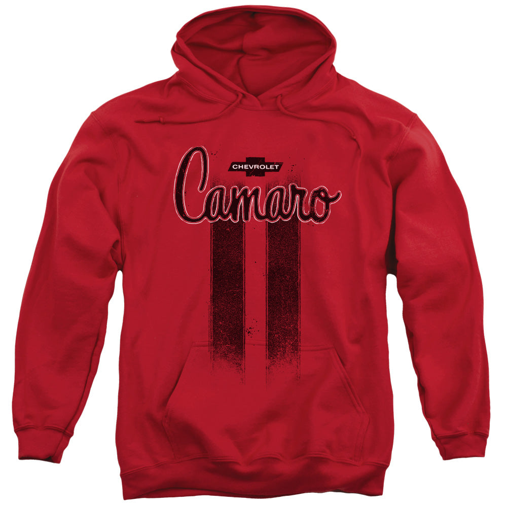 Chevrolet Camaro Stripes Mens Hoodie Red Officially Licensed