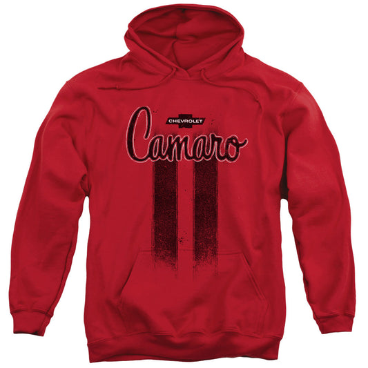 Chevrolet Camaro Stripes Mens Hoodie Red Officially Licensed