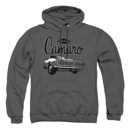 Chevrolet Script Car Mens Hoodie Charcoal Officially Licensed