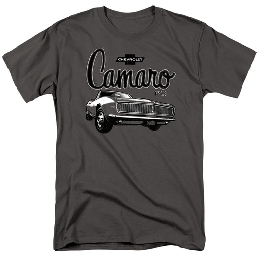 Chevrolet Script Car Mens T Shirt Charcoal Officially Licensed