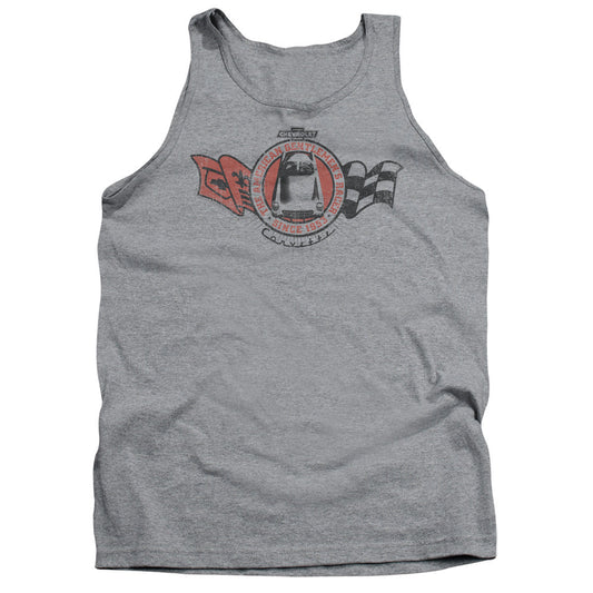 Chevrolet Gentlemens Racer Mens Tank Top Shirt Athletic Heather Officially Licensed
