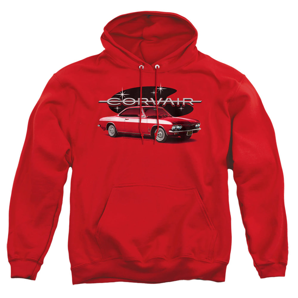 Chevrolet 65 Corvair Mona Spyda Coupe Mens Hoodie Red Officially Licensed