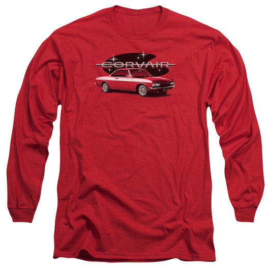 Chevrolet 65 Corvair Mona Spyda Coupe Mens Long Sleeve Shirt Red Officially Licensed Officially Licensed