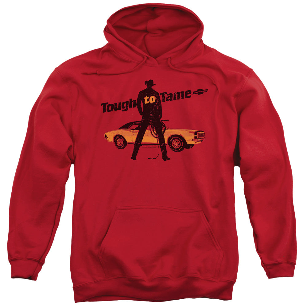 Chevrolet Tough To Tame Mens Hoodie Red Officially Licensed