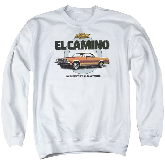 Chevrolet Also A Truck Mens Crewneck Sweatshirt White Officially Licensed