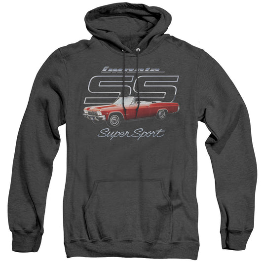 Chevrolet Impala Ss Mens Heather Hoodie Black Officially Licensed