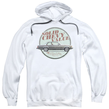 Chevrolet Do The Bu Mens Hoodie White Officially Licensed