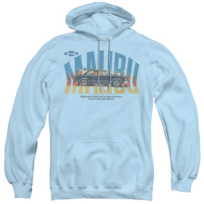 Chevrolet Thumbs Up Mens Hoodie Light Blue Officially Licensed