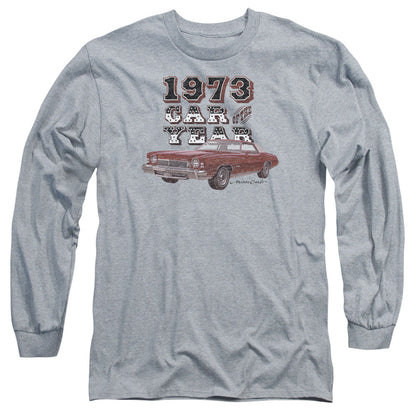 Chevrolet Car Of The Year Mens Long Sleeve Shirt Athletic Heather Officially Licensed Officially Licensed
