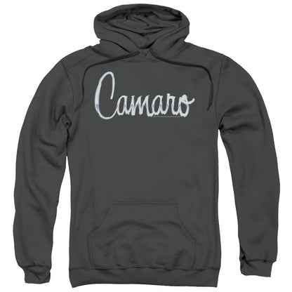 Chevrolet Classic Camaro Metal Mens Hoodie Charcoal Officially Licensed