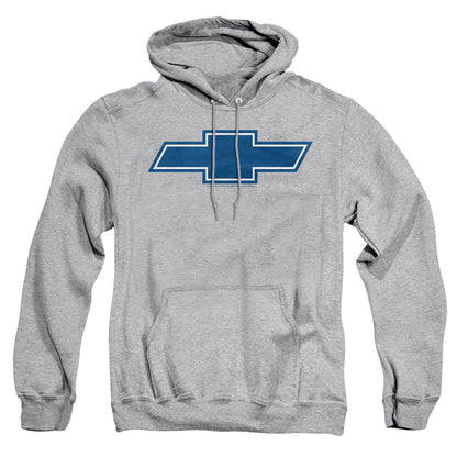 Chevrolet Simple Vintage Bowtie Mens Hoodie Athletic Heather Officially Licensed