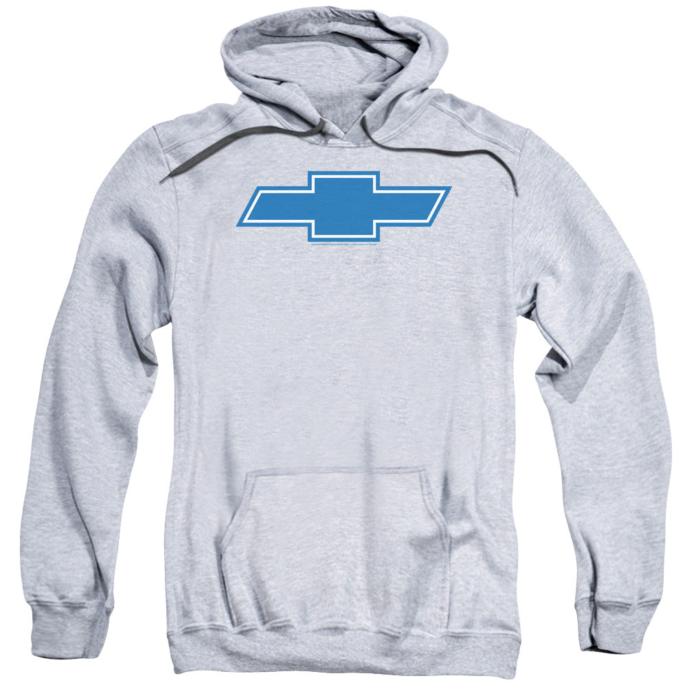 Chevrolet Simple Vintage Bowtie Mens Hoodie Athletic Heather Officially Licensed