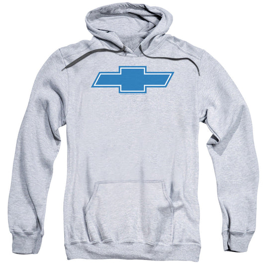 Chevrolet Simple Vintage Bowtie Mens Hoodie Athletic Heather Officially Licensed