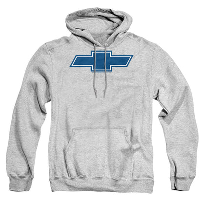 Chevrolet Simple Vintage Bowtie Mens Hoodie Athletic Heather Officially Licensed