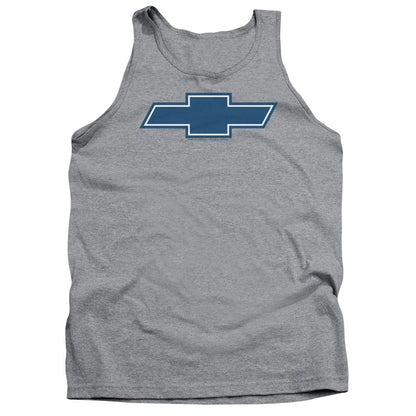 Chevrolet Simple Vintage Bowtie Mens Tank Top Shirt Athletic Heather Officially Licensed