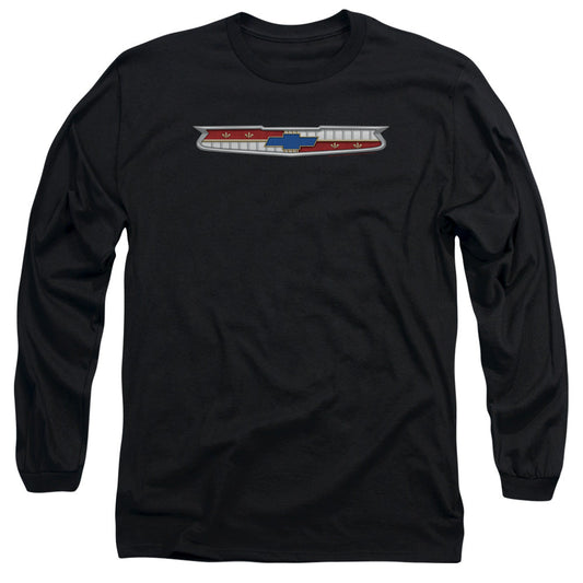 Chevrolet 56 Bel Air Emblem Mens Long Sleeve Shirt Black Officially Licensed Officially Licensed