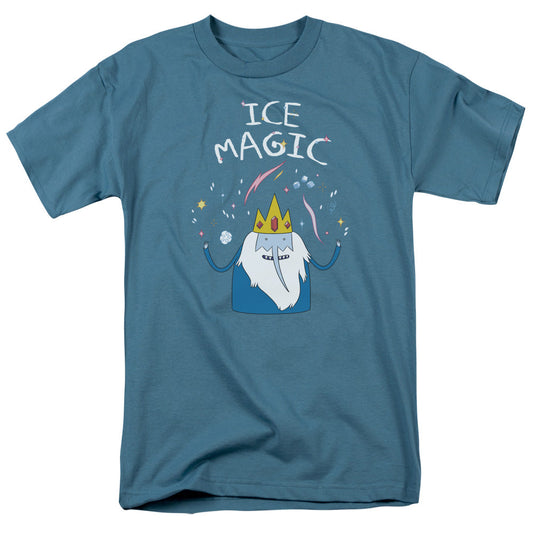 Adventure Time Ice Magic Mens T Shirt Slate Officially Licensed