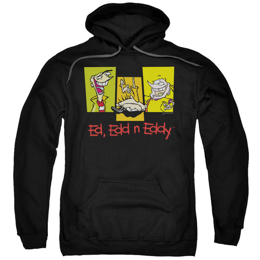 Ed Edd N Eddy 3 Ed's Mens Hoodie Black Officially Licensed