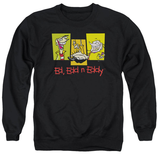 Ed Edd Eddy 3 Eds Mens Crewneck Sweatshirt Black