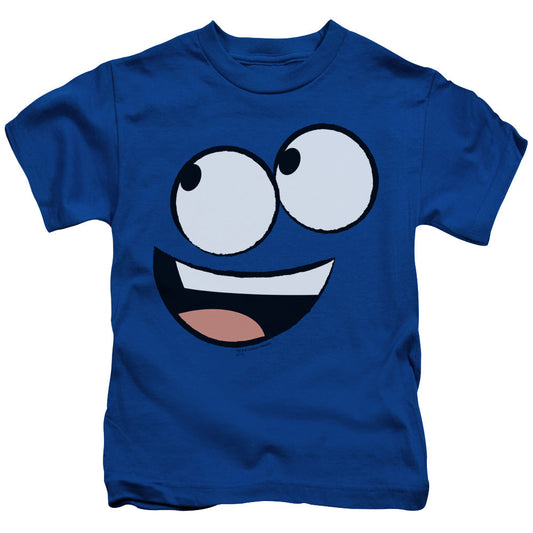 Fosters Home For Imaginary Friends Blue Face Juvenile Kids Youth T Shirt Royal Blue Officially Licensed