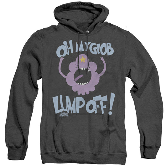 Adventure Time Lump Off Heather Mens Hoodie Black Officially Licensed