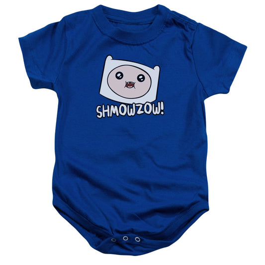 Adventure Time Shmowzow Infant Baby Snapsuit Royal Blue Officially Licensed