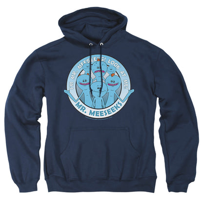 Rick And Morty Mr Meeseeks Mens Hoodie Navy