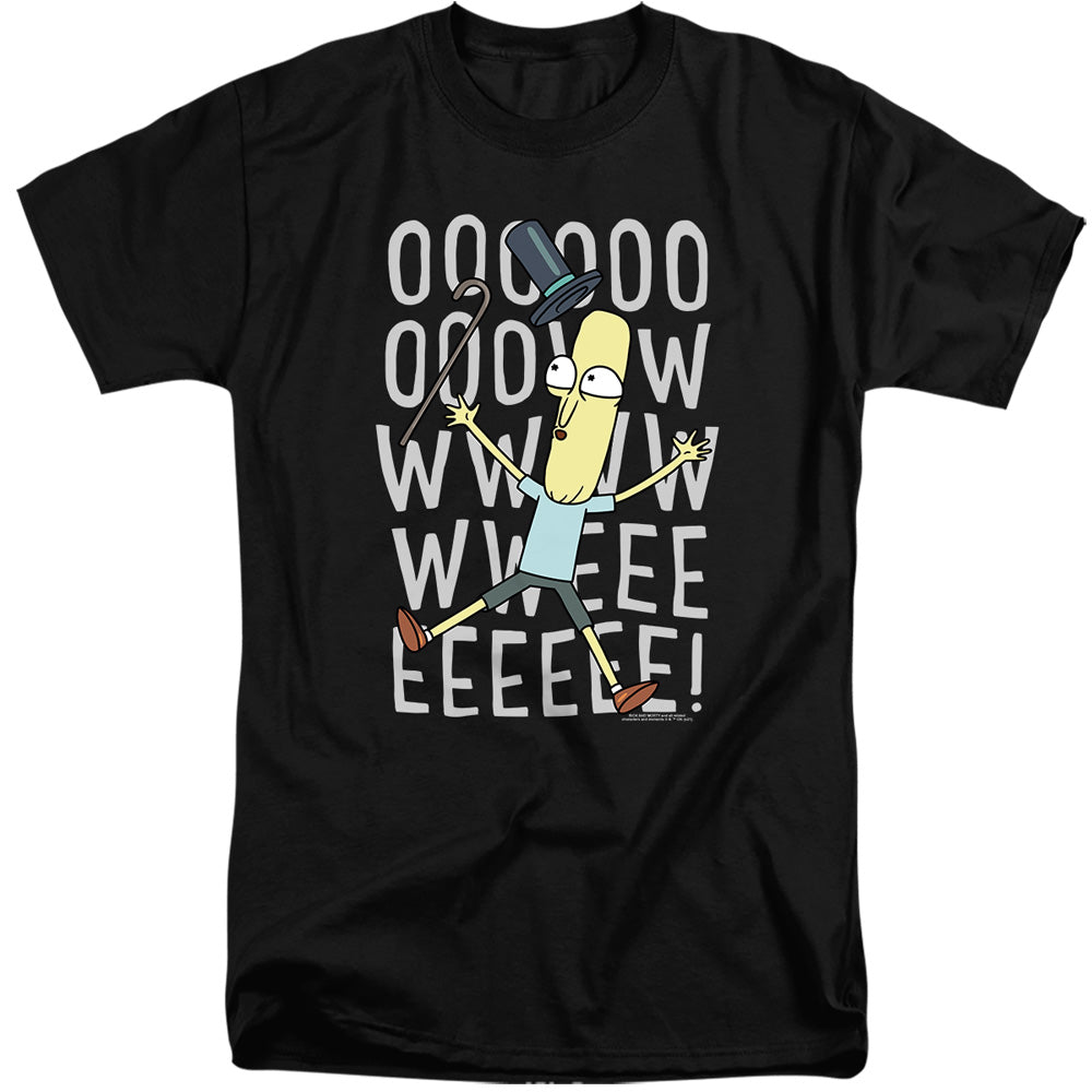 Rick And Morty Oowweeeee Mens Tall T Shirt Black Officially Licensed