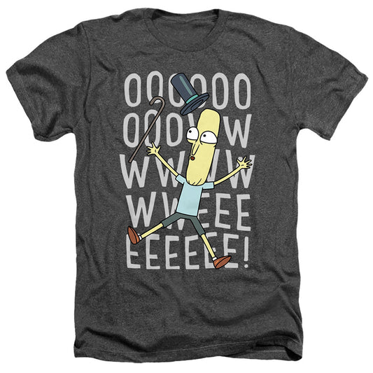 Rick And Morty Oowweeeee Heather Mens T Shirt Black Officially Licensed