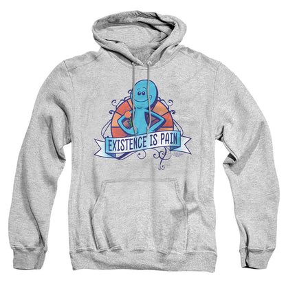 Rick And Morty Existence Is Pain Mens Hoodie Athletic Heather