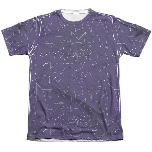 Rick And Morty Stars Mens Poly Cotton T Shirt White