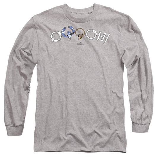 The Regular Show Ooooh- L S Adult 18 1 -Athletic Heather