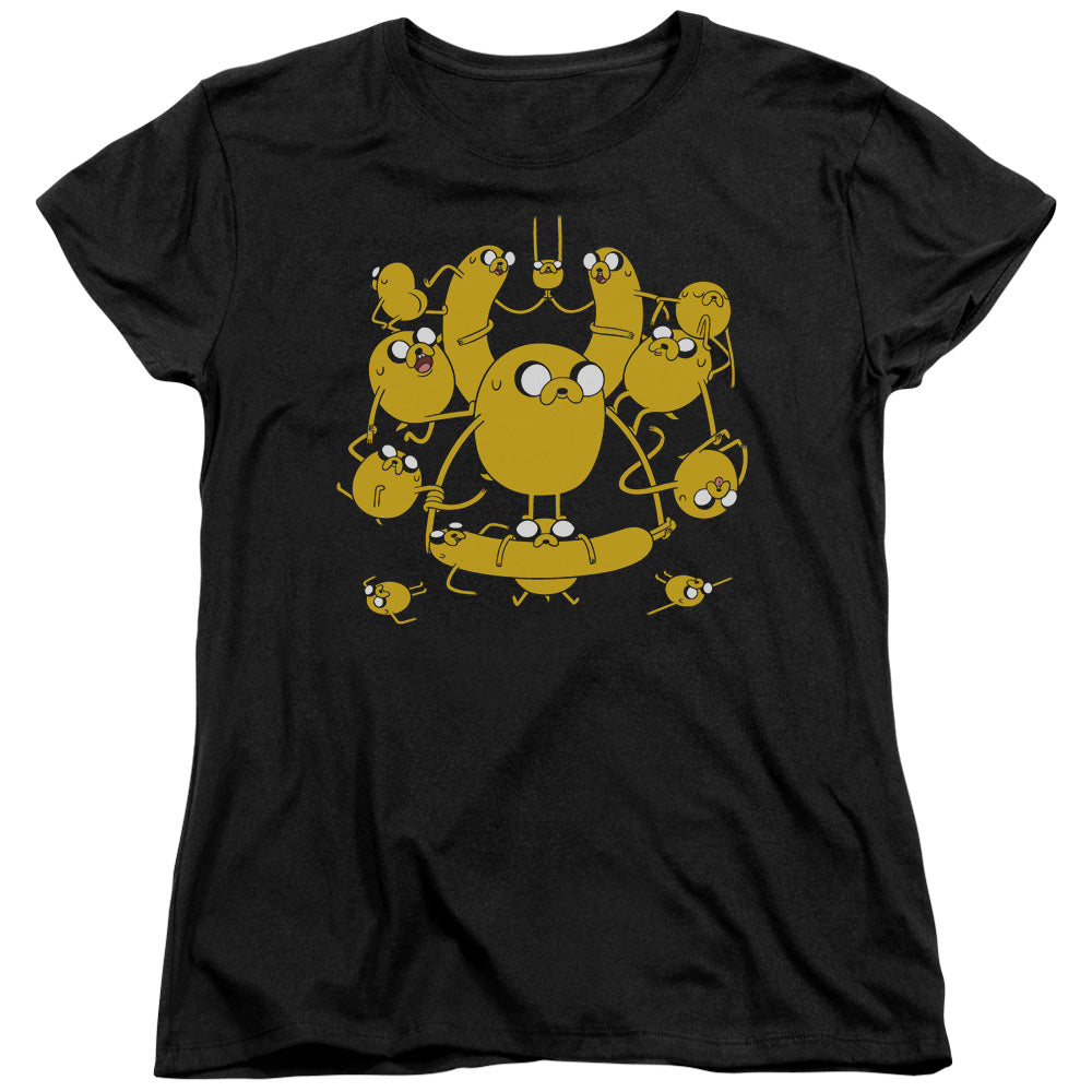 Adventure Time Jakes Womens T Shirt Black Officially Licensed
