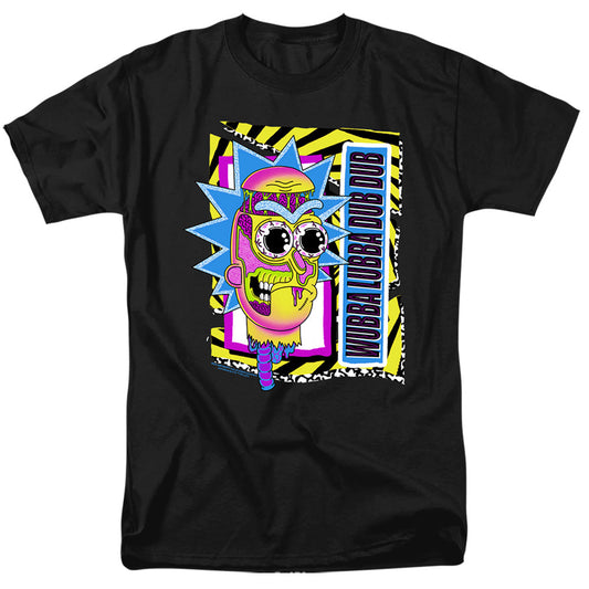 Rick And Morty Wubba Lubba Dub Dub Mens T Shirt Black
