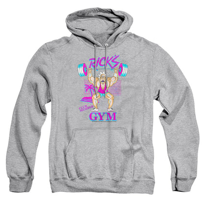 Rick And Morty Ricks Gym Mens Hoodie Athletic Heather