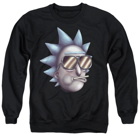Rick And Morty Cool Rick Alternate Reality Mens Crewneck Sweatshirt Black