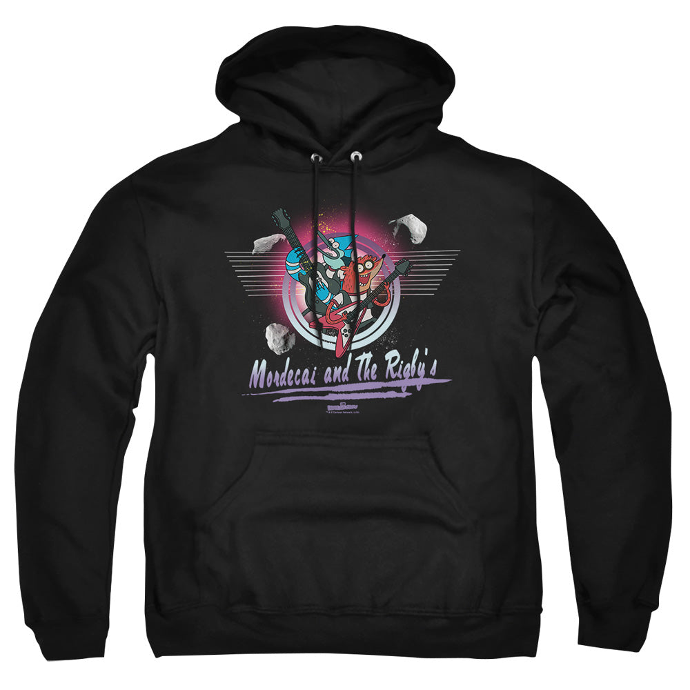 The Regular Show Mordecai & The Rigbys Mens Hoodie Black Officially Licensed